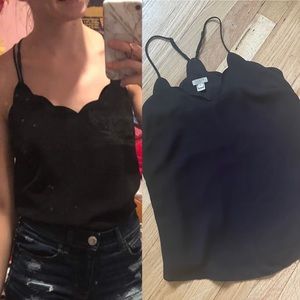 J.Crew Factory Scalloped Cami 00